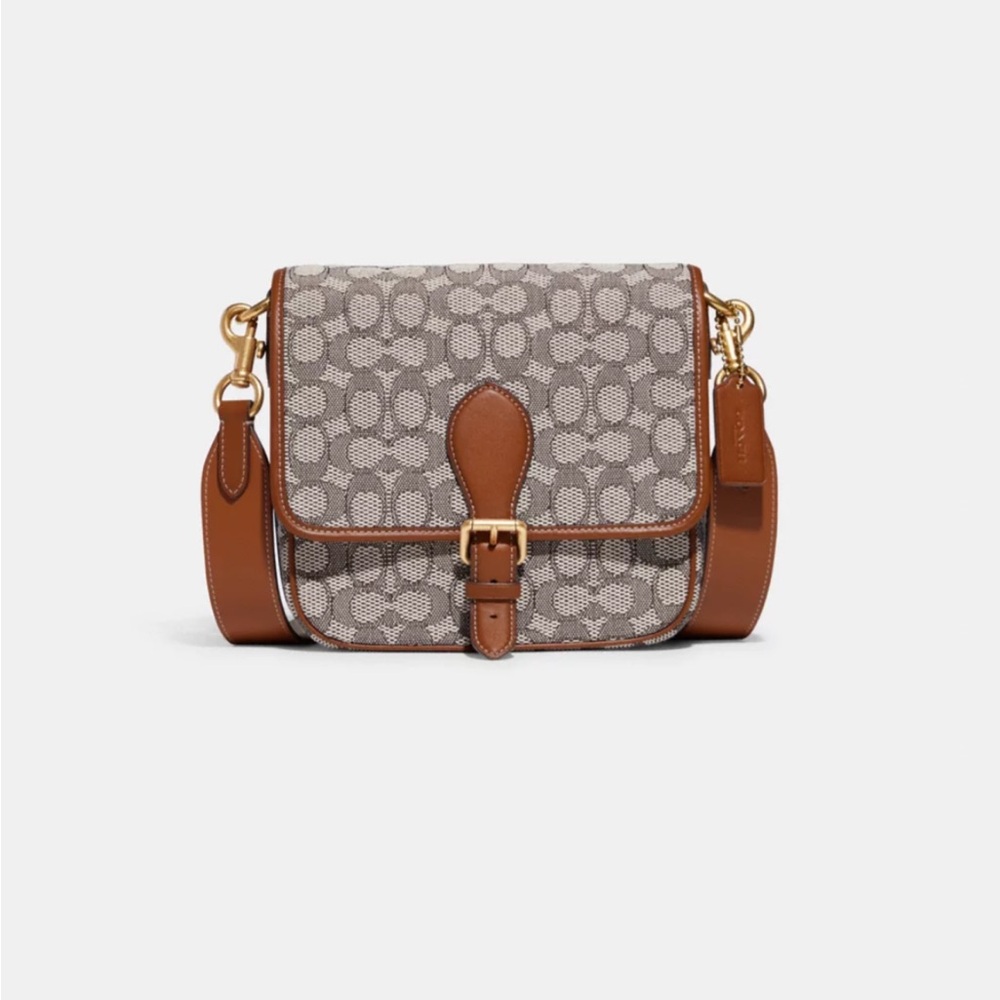 Coach Frankie crossbody signature textile jacquard. NWT